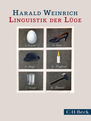 cover image of Linguistik der Lüge